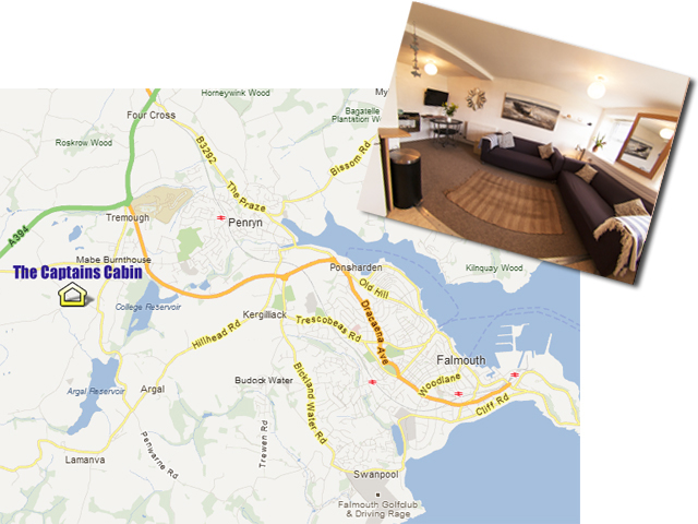 The Captains Canin - Location for Self Catering Falmouth Cornwall